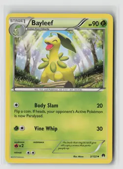 Bayleef #2/122 Xy - Breakpoint Uncommon Pokemon TCG LP - Image 1