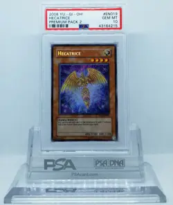 YUGIOH PREMIUM PACK 2 PP02-EN019 HECATRICE SECRET RARE PSA 10 GEM MINT #43164215 - Image 1