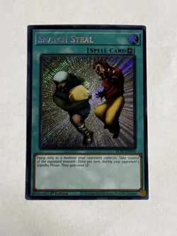 Yu-Gi-Oh Snatch Steal BLTR-EN096 Secret Rare 1st Ed English Holo Spell - Image 1