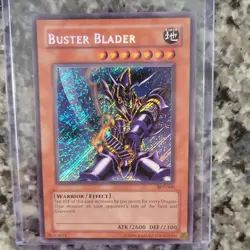 Yu-Gi-Oh! TCG Buster Blader BPT-008 Limited Secret Rare MP Foil Bleed - Image 1