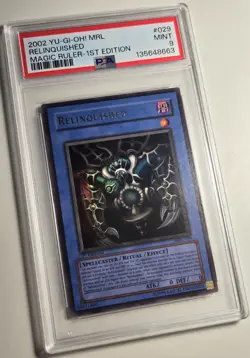 2002 YU-GI-OH! MAGIC RULER Relinquished MRL-029 1st Edition PSA 9 - Image 3