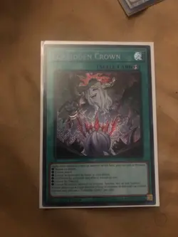 Forbidden Crown BPRO-EN067 Secret Rare Burst Protocol 1st Edition Yu-Gi-Oh! - Image 1
