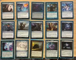 Custom Commander Deck Mono Blue Artifacts Emry, Lurker Of The Loch, Powerful - Image 3