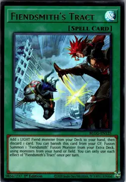 YU-GI-OH FIENDSMITH'S TRACT BLGG-EN125 ULTRA RARE 1st Edition NM/M - Image 1