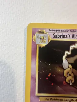 Pokemon Sabrina’s Alakazam 16/132 Gym Challenge Holo Card LP - Image 3