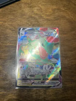 Pokemon TCG Rayquaza VMAX Crown Zenith Holo Ultra Rare Card 101/159 - Image 1