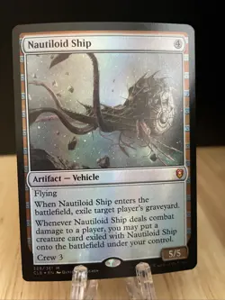 MTG Nautiloid Ship FOIL #328 Commander Legends: Battle for Baldur's Gate NM/M - Image 1