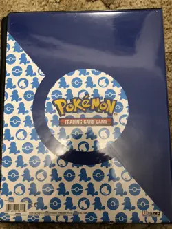Vintage Pokemon TCG Ultra Pro Squirtle Binder With 5 Cards - Image 4