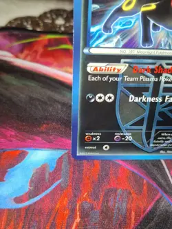 Pokemon Umbreon TCG Team Plasma Freeze Card 64/116 Regular Near Mint - Image 2