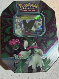 Pokemon Trading Card Game Meowscarada EX Tin! Sealed - Image 1