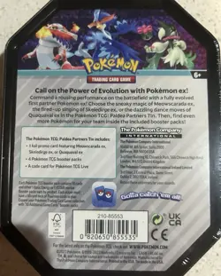 Pokemon Trading Card Game Meowscarada EX Tin! Sealed - Image 3