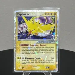 Pokemon Zapdos ex 116/112 EX FireRed & LeafGreen Secret Rare Holo Card - Image 1