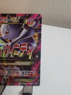 Pokemon M Mewtwo EX 160/162 BREAKthrough Mega Full Art Holo Ultra Rare Card - Image 3