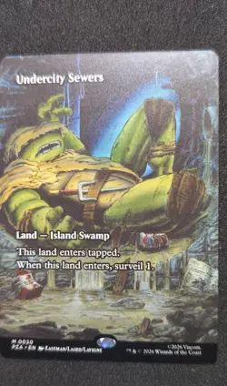 Undercity Sewers (Borderless) Teenage Mutant Ninja Turtles Source Material... - Image 1