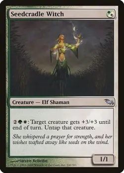 Shadowmoor Seedcradle Witch MTG Magic the Gathering NM - Image 1