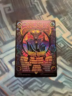 Foil Borderless Poster Sauron, the Dark Lord NM- Universes Beyond: LotR - Image 2
