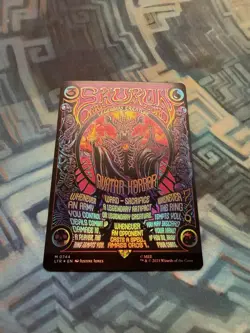 Foil Borderless Poster Sauron, the Dark Lord NM- Universes Beyond: LotR - Image 3