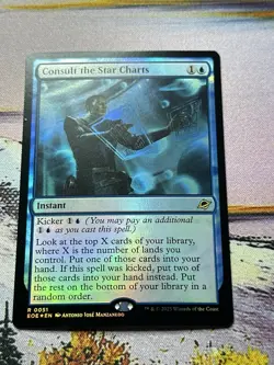 Consult the Star Charts (Foil) - MTG - Edge of Eternities - Near Mint - English - Image 1