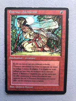 Mtg Carte Magic Fbb Earthbind French MP/HP - Image 1