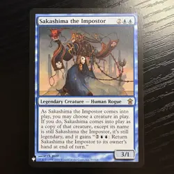 Sakashima the Impostor Rare Regular MTG The List Reprints #53 NM - Image 1