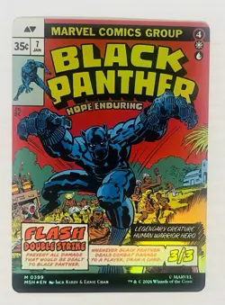 King T'Challa (Borderless) (0399) Marvel Super Heroes Foil - Image 1