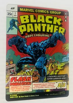 King T'Challa (Borderless) (0399) Marvel Super Heroes Foil - Image 2