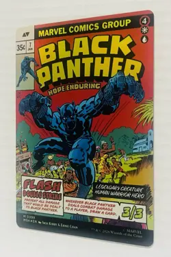 King T'Challa (Borderless) (0399) Marvel Super Heroes Foil - Image 3