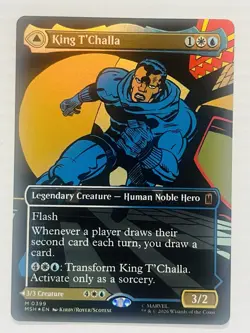 King T'Challa (Borderless) (0399) Marvel Super Heroes Foil - Image 4