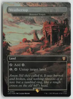 Weathertop - Deserted Temple LP Foil 363 Lord of the Rings MTG - Image 1
