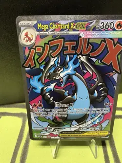 Pokemon Mega Charizard X ex 023 Me: Mega Evolution Promo Holo ( Listing #2) - Image 3