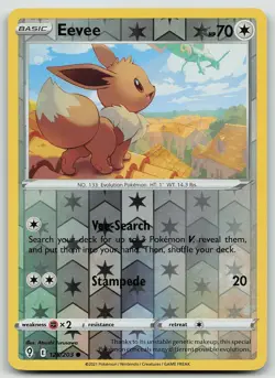 Pokemon Eevee 125/203 Evolving Skies Common NM - Image 1