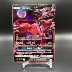 Pokemon TCG Yveltal GX 79/131 Sun & Moon Forbidden Light Holo Full Art Ultra NM - Image 1