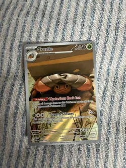 Pokemon TCG Crustle Full Art Card Destined Rivals 186/182 - Image 1