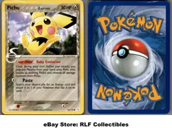 2006 Pokemon, EX Holon Phantoms, #76/110 Pichu Delta Species, Common (b) - Image 1