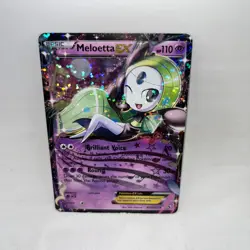 Meloetta EX RC11/RC25 Legendary Treasures: Radiant Collection Pokemon Holo DMG - Image 1