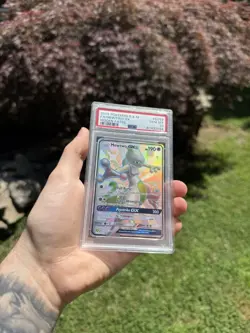 2019 MEWTWO POKEMON SUN MOON HIDDEN FATES #SV59 FULL ART GX SHINY PSA 10 - Image 2