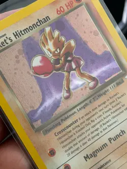 Rocket's Hitmonchan 11/132 Gym Heroes - Holo Pokemon Card - NP MINT! - Image 3