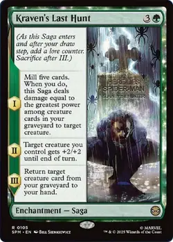 NM Kraven's Last Hunt, MTG, Marvel's Spider-Man, Magic the Gathering, 105 - Image 1