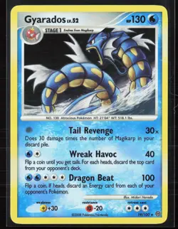 #2 Gyarados 19/100 Stormfront 2008 Holo Rare Pokemon Card - Image 1