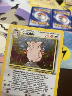 Pokemon TCG Lot of 3 Holo MP Clefable 3/132 Gym Heroes + 1/64 + Clefairy 6/130 - Image 5