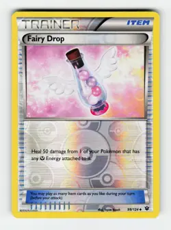 Fairy Drop XY - Fates Collide 99/124 Pokemon Uncommon Reverse Holofoil NM - Image 1