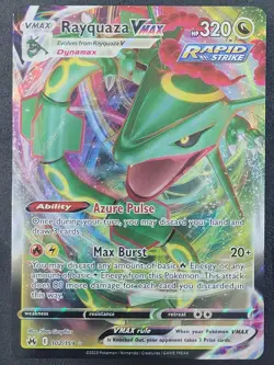 LP Rayquaza VMAX 102/159 Ultra Rare Crown Zenith Pokemon TCG - Image 1