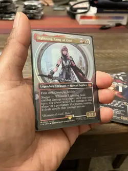 Lightning, Army of One (0320) (Borderless) Final Fantasy Foil - Image 2