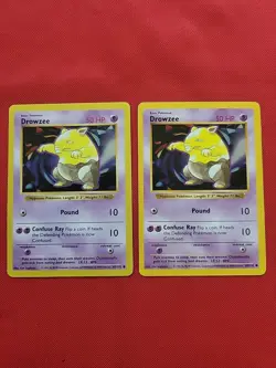 Pokemon: Drowzee Shadowless #49/102 Base Set 1999 Vintage WOTC - MP / HP - J6 - Image 1