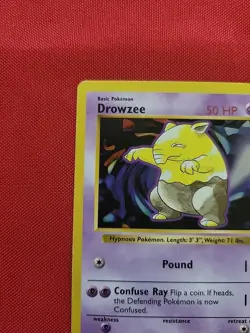 Pokemon: Drowzee Shadowless #49/102 Base Set 1999 Vintage WOTC - MP / HP - J6 - Image 5
