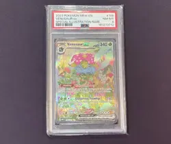 Venusaur ex 198/165 PSA 8 NM-MT Pokemon 151 Special Illustration Rare SIR - Image 1