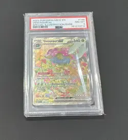 Venusaur ex 198/165 PSA 8 NM-MT Pokemon 151 Special Illustration Rare SIR - Image 2