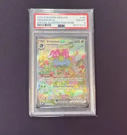 Venusaur ex 198/165 PSA 8 NM-MT Pokemon 151 Special Illustration Rare SIR - Image 5