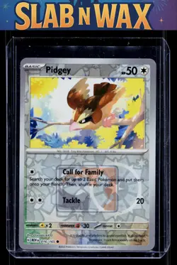 Pokemon tcg SV: Scarlet & Violet 151 Pidgey #016/165 Prize Pack - Image 1