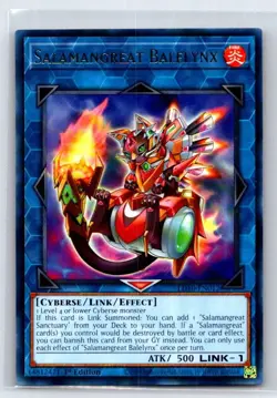 Salamangreat Balelynx LD10-EN012 Soulburning Volcano Yu-Gi-Oh 1st Edition LP - Image 1